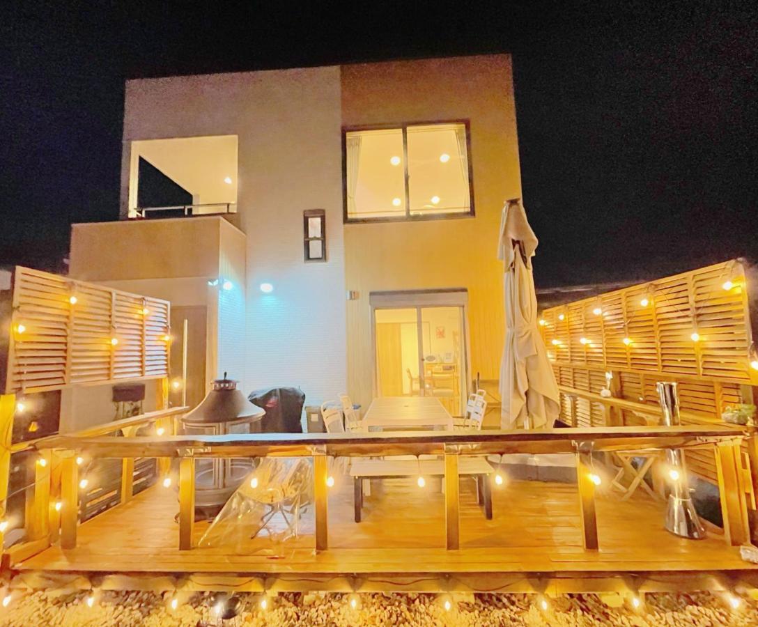 ヴィラ山間堂grandvilla Mt Fuji View Bbq Bonfire Annovillas Sankando Fujikawaguchiko Bagian luar foto