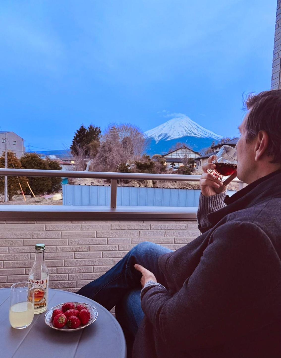 ヴィラ山間堂grandvilla Mt Fuji View Bbq Bonfire Annovillas Sankando Fujikawaguchiko Bagian luar foto